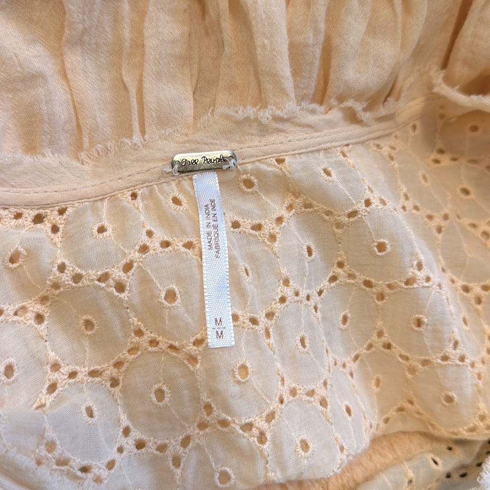 Free People Two to Tango Boho Peasant Blouse - Picture 5 of 5